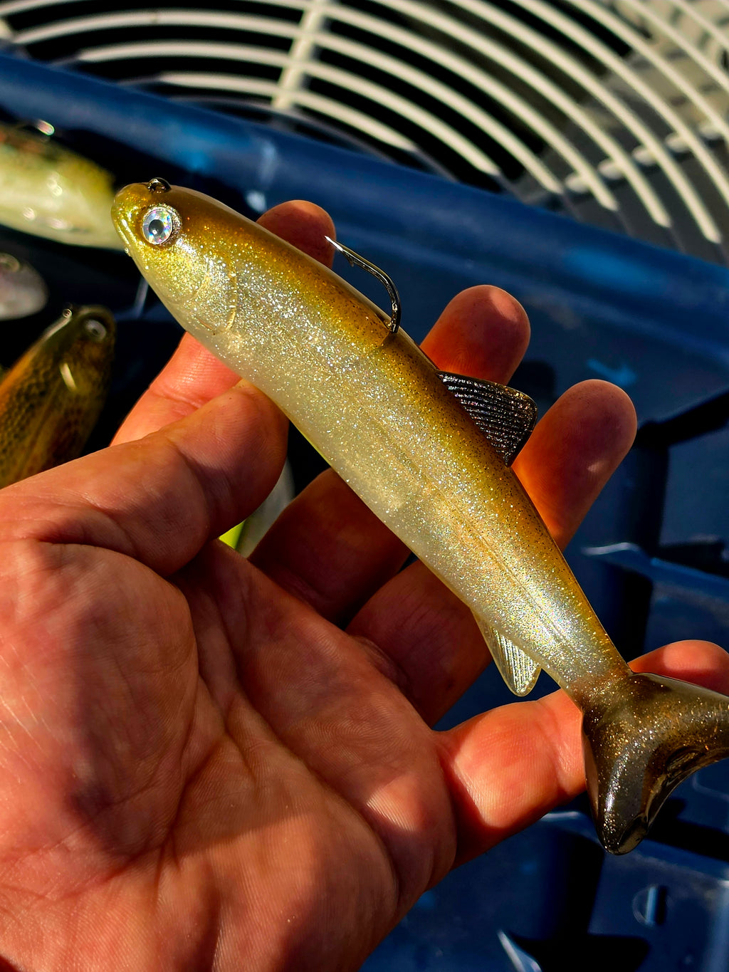 Wedgie6 Top Hook Jig- Ghost Minnow
