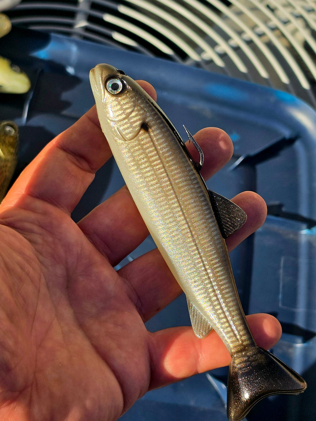 Wedgie6 Top Hook Jig- Silver Shad