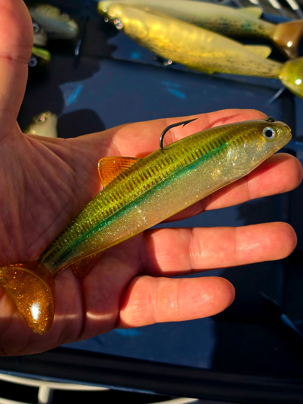 Wedgie6 Top Hook Jig- Ghost Clearlake Hitch