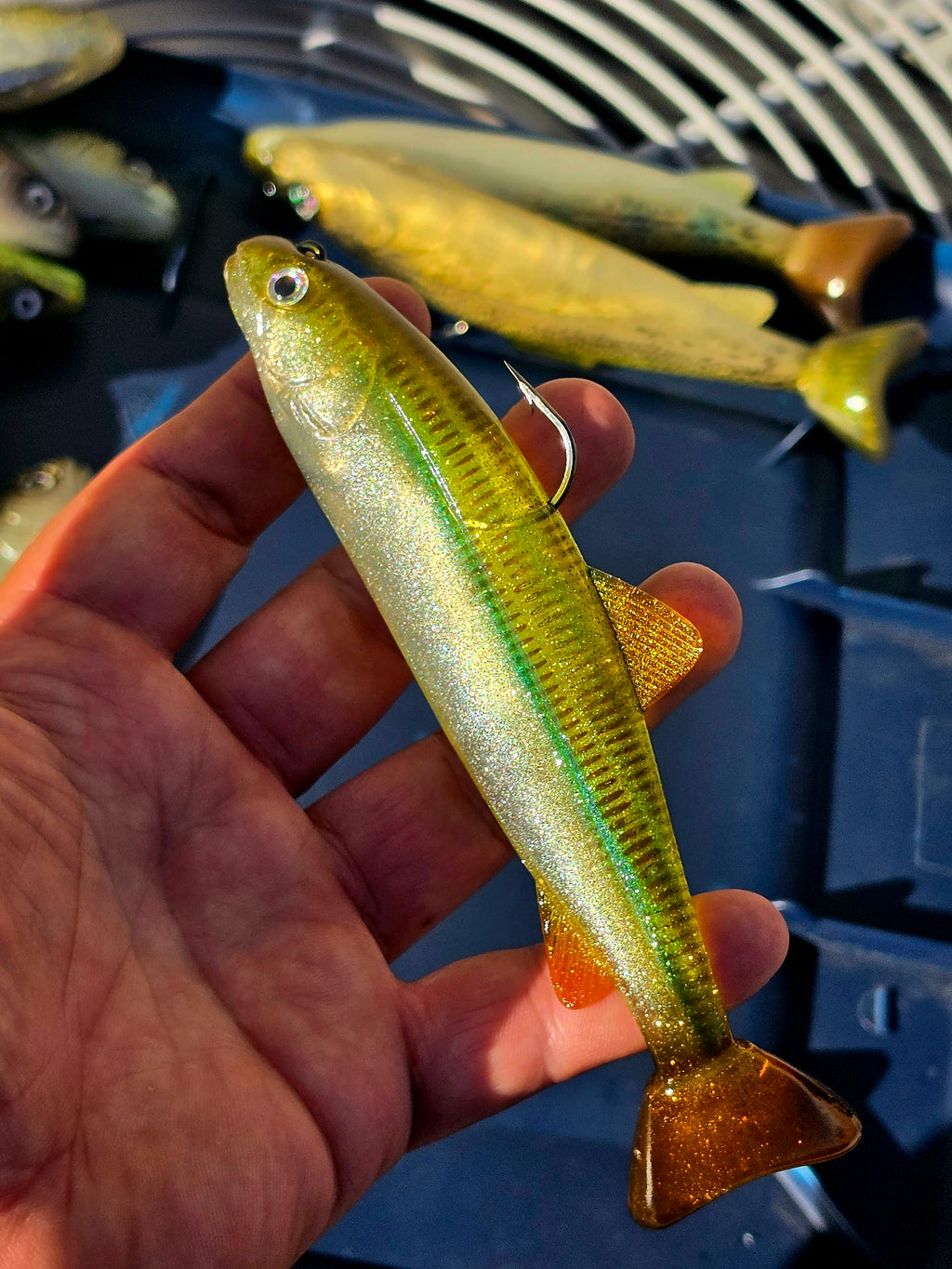 Wedgie6 Top Hook Jig- Ghost Clearlake Hitch