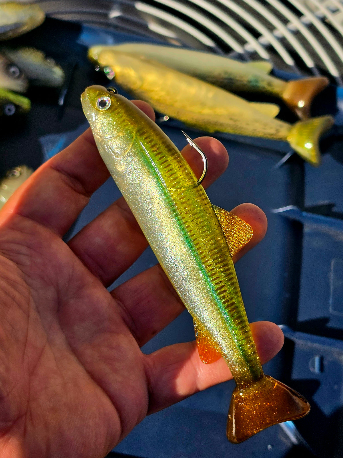 Wedgie6 Top Hook Jig- Ghost Clearlake Hitch