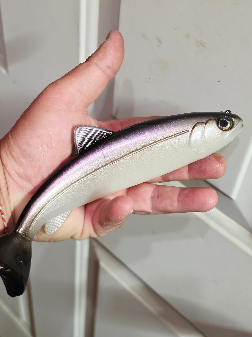 Wedgie8 (Top Hook Treble)- Purple Salmon