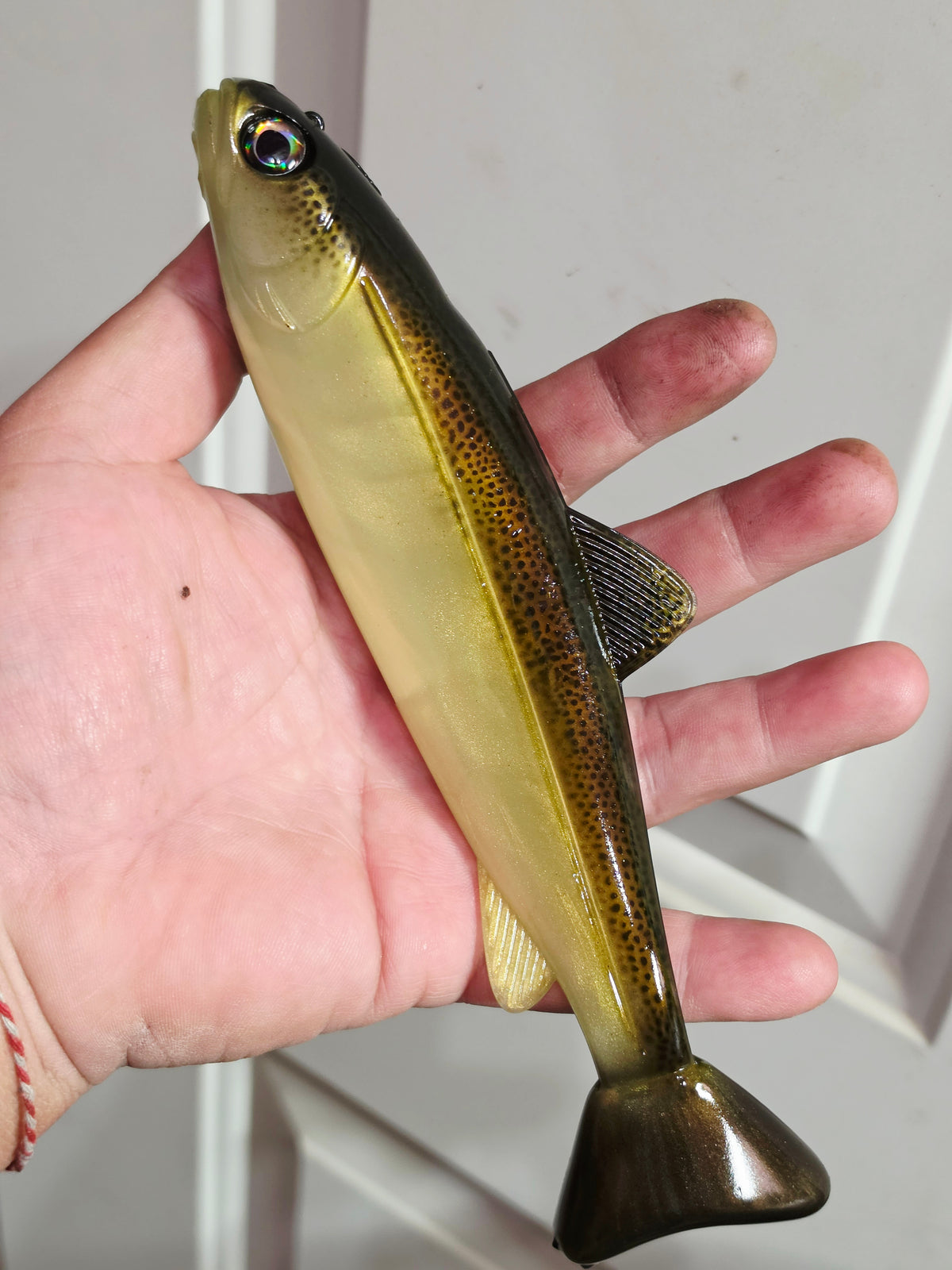 Wedgie8 (Top Hook Treble)- Bone Brown Trout