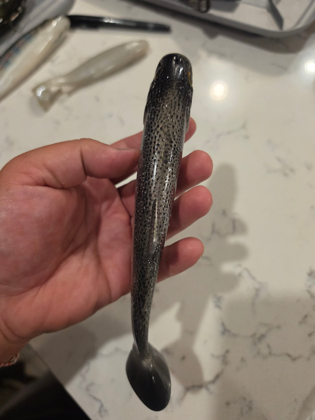 Wedgie8- Silver Trout (glitter)